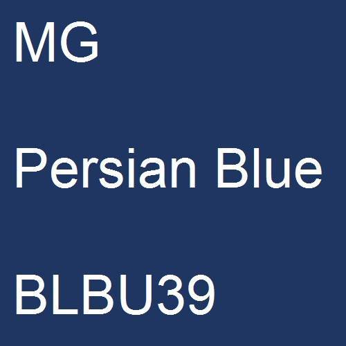 MG, Persian Blue, BLBU39.